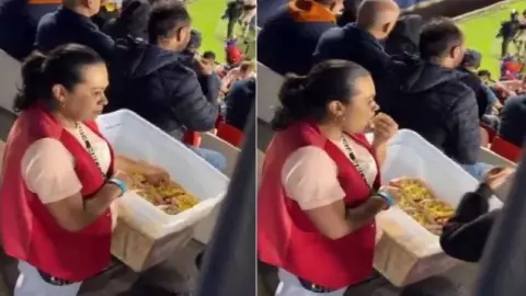 Video_ Captan a vendedora de palomitas se las come viendo partido de la Liga MX.jpg