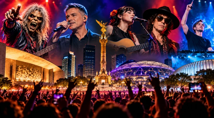 De Iron Maiden a Alejandro Sanz: Lista de conciertos de octubre en CDMX 2026
