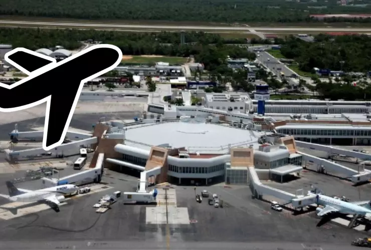 Estos son los vuelos programados en el aeropuerto de Cancún HOY 4 de mayo del 2025.jpg