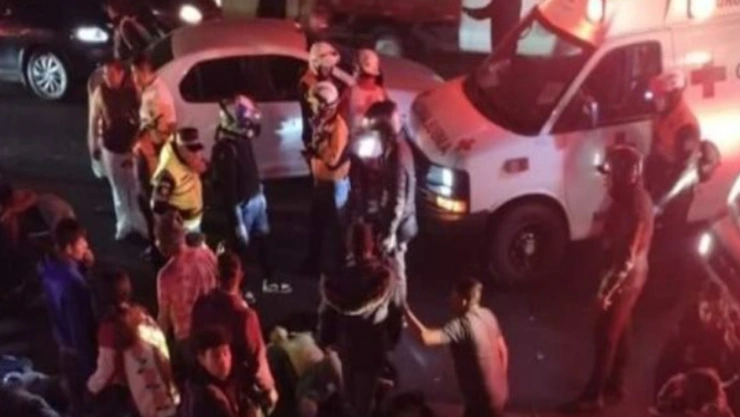 accidente de peregrinos en la autopista México-Puebla