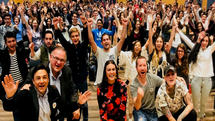 Nuestra clásica selfie para cerrar el evento.