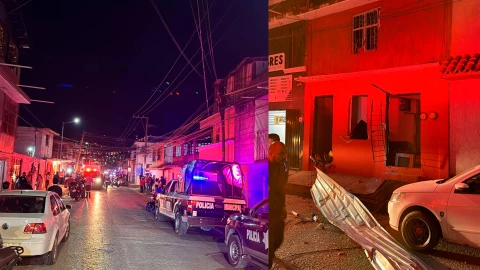 Explota cilindro de gas en la colonia San Ramón de San Cristóbal de Las Casas