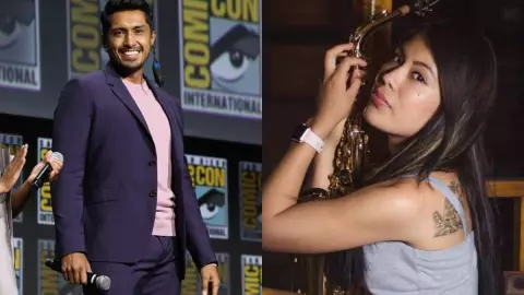 Tenoch Huerta y Elena Rios.