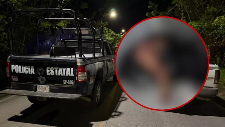 Encuentran a hombre en bolsa en libramientro Bicentenario