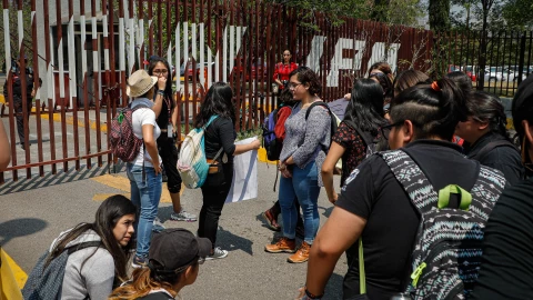 Protestas de Alumnas del IPN