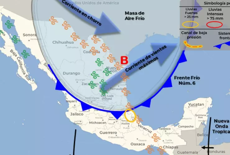 clima mexico 27 de octubre