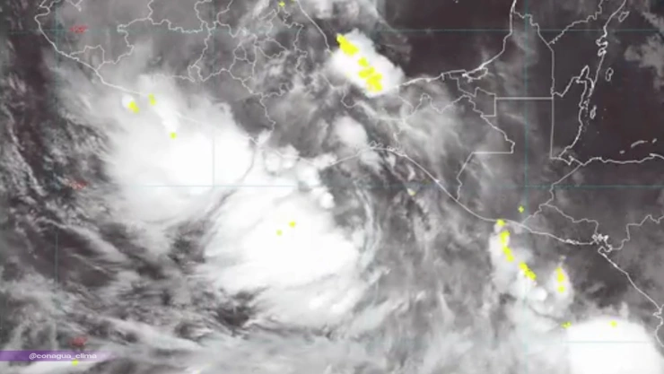 Alerta por formación de Depresión Tropical Tres-E en el río Suchiate