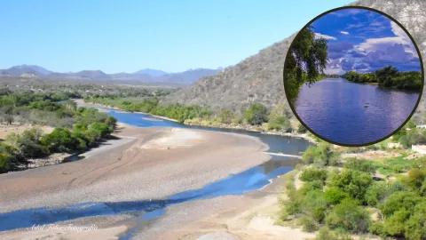 Sequía río Fuerte