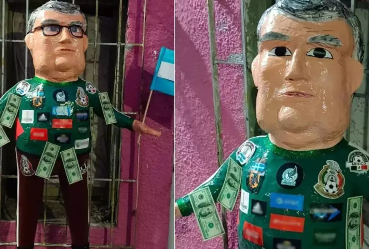 Así luce la piñata del ‘Tata’ Martino que circula en la red