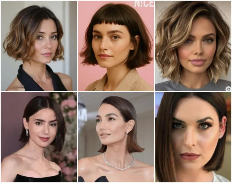 corte bob mediano elegante