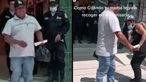 Viral Madre recibe a cinturonazos a su hijo tras salir de la cárcel