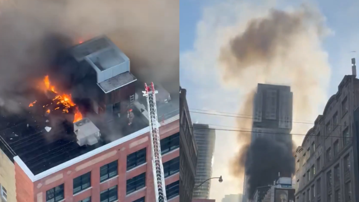 Explosión en Toronto hoy