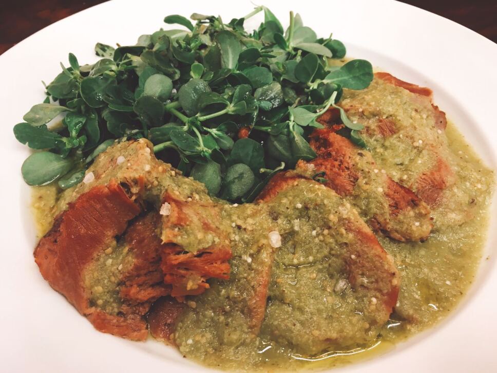 Lengua en salsa verde, cocineros mexicanos