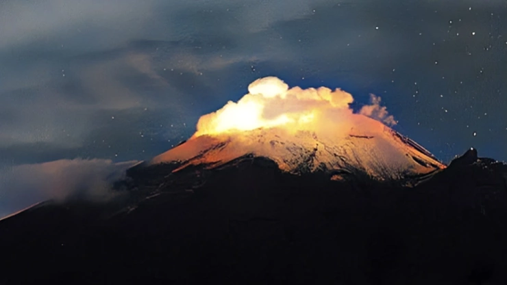 Volcán Popocatépetl hoy 13 de julio de 2024 registra leve explosión