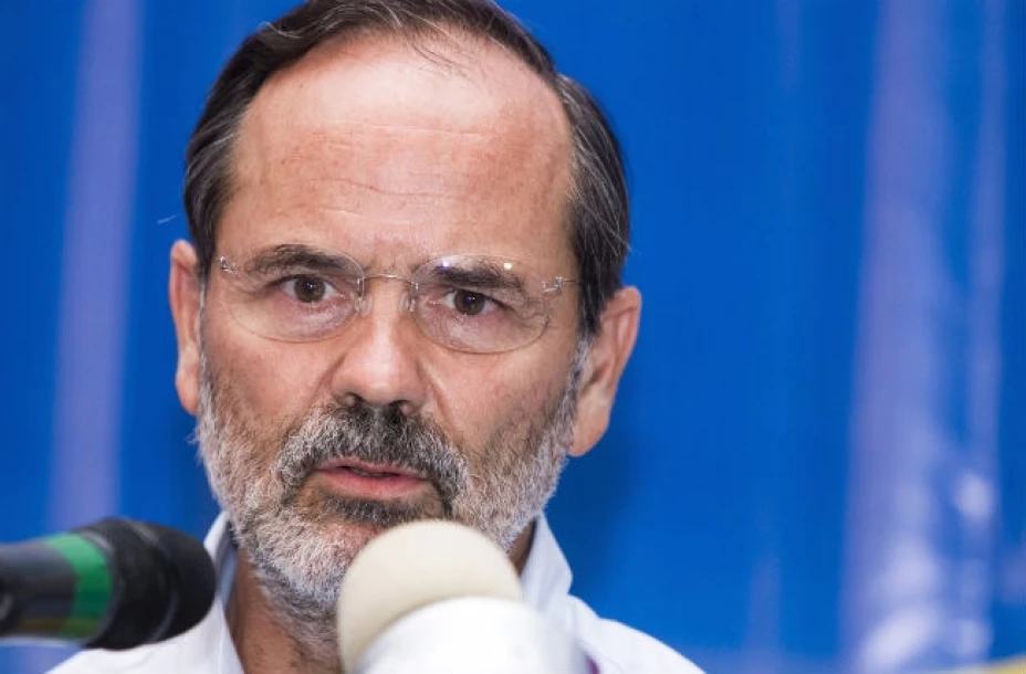 El dirigente nacional del PAN, Gustavo Madero, ofreció una conferencia de prensa para informar sobre la jornada electoral que se realizó en Baja California