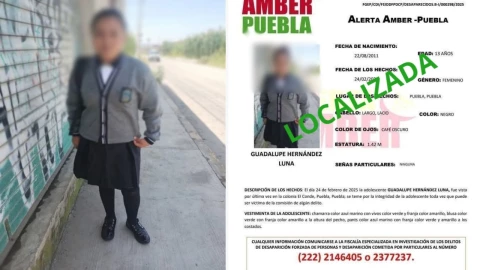Guadalupe Hernández estaba desaparecida desde el 24 de febrero en Puebla