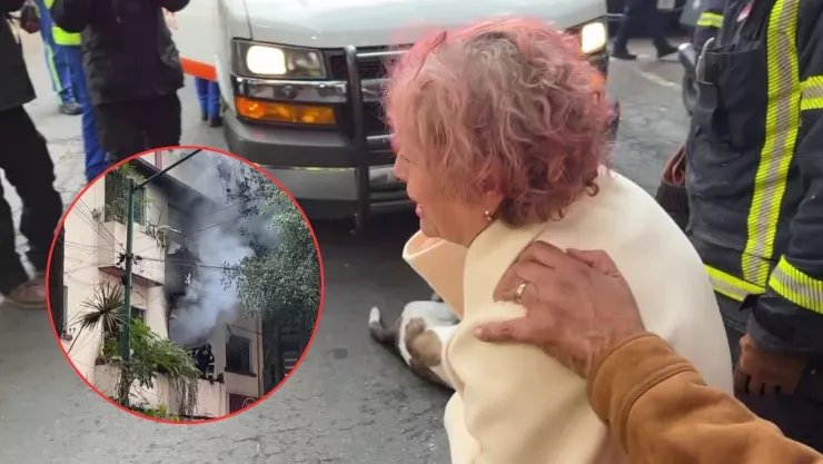 Incendio en la colonia Juárez: Perrita muere intoxicada frente a sus dueños