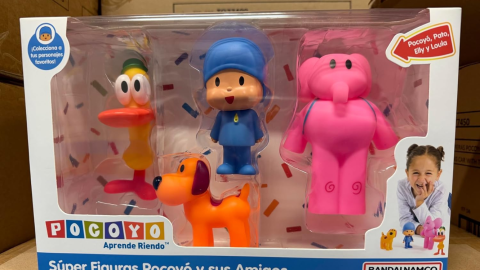 Figuras de plástico de Pocoyó y sus amigos