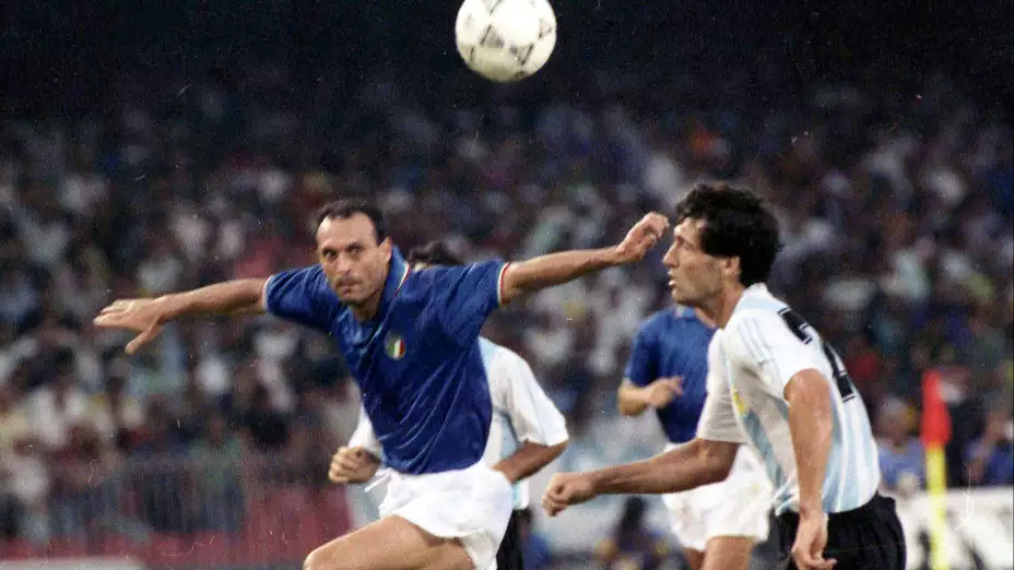 Salvatore Schillaci, goleador del Mundial 1990.