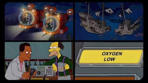 Simpsons predicen desaparición del submarino del Titanic