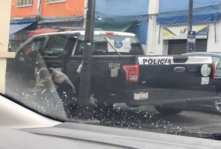 Riña centro histórico puebla