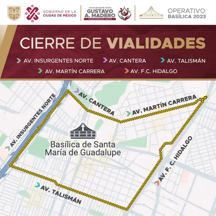 qué-calles-cerradas-festejos-basílica-de-guadalupe-12-de-diciembre
