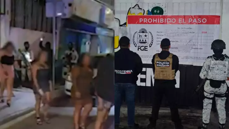Rescatan a 36 mujeres de prostitución ajena en Playa del Carmen y una detenida