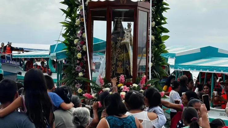 Virgen del Carmen en Catemaco
