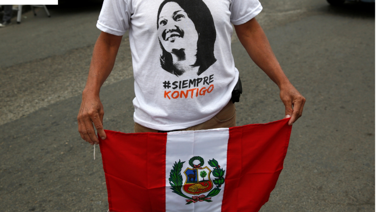Keiko Fujimori, hija del expresidente de Perú, Alberto Fujimori