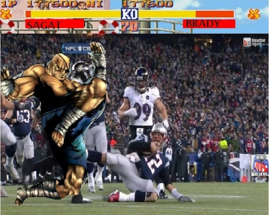 Brady vs Sagat de Street Fighter