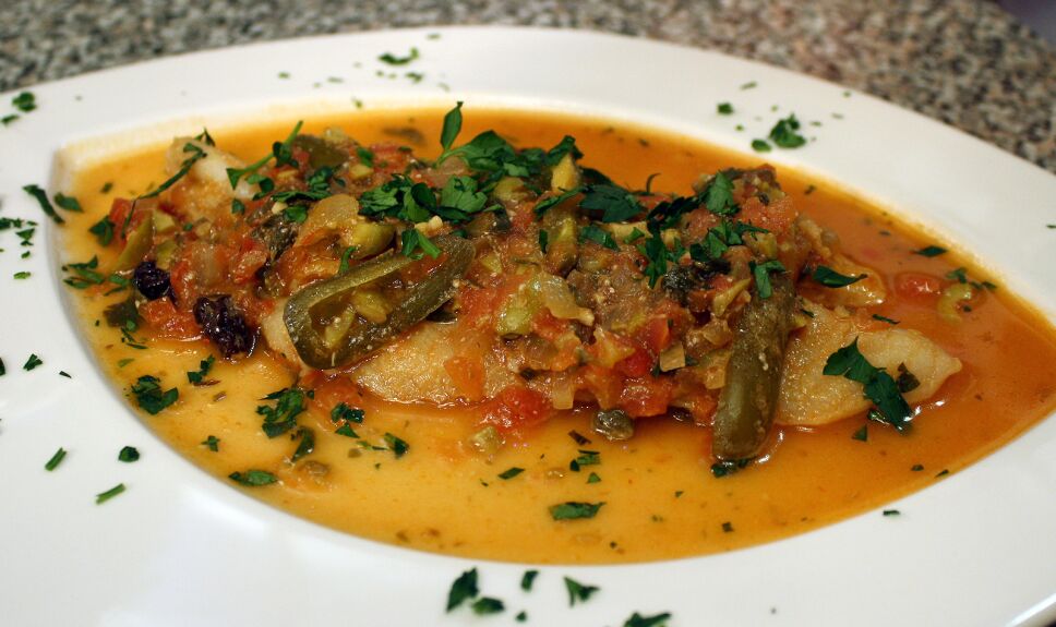 filete de pescado a la veracruzana