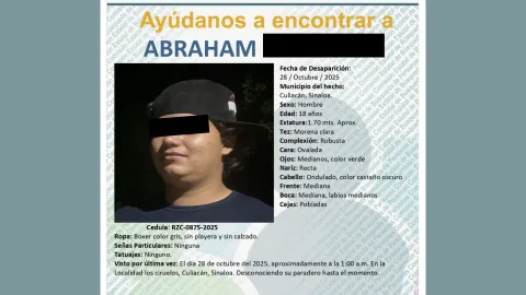 Localizan restos de Abraham, joven levantado en Los Ciruelos en Culiacán el 28 de octubre. (1).jpg