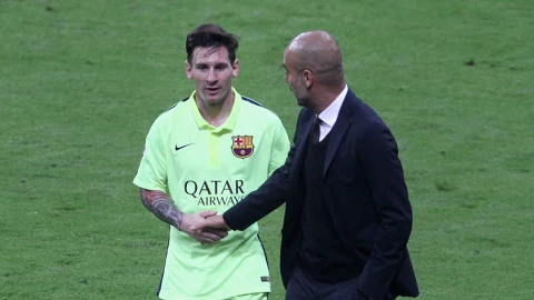 Pep Guardiola desea que Lionel Messi se retire en el Barcelona
