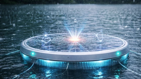 Dispositivo que convierte lluvia en energía China