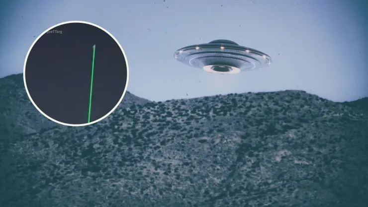 VIDEO | Impactante: Iluminan con un láser un objeto extraño en el cielo y el cielo parece responder. ¿Fenómeno OVNI o casualidad?