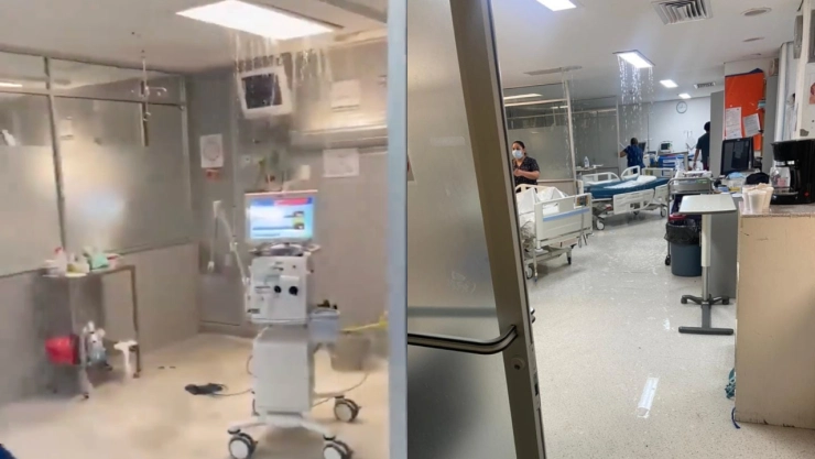 Video: Se inunda área de terapia intensiva de hospital del ISSSTE en Hermosillo, Sonora
