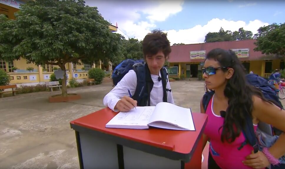 abandonados madre e hijo