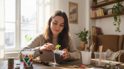 7 ideas para reciclar los botes de yogurt y darles una segunda vida en el hogar