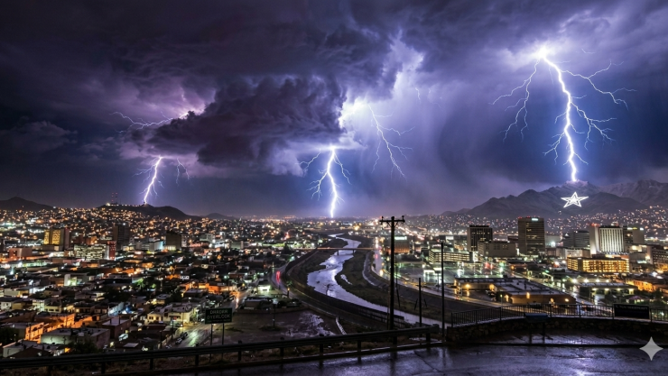 tormentas juárez y el paso