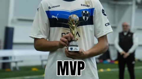 Rayados de Monterrey tiene a su delantero estrella en categorías menores: fue MVP en torneo internacional