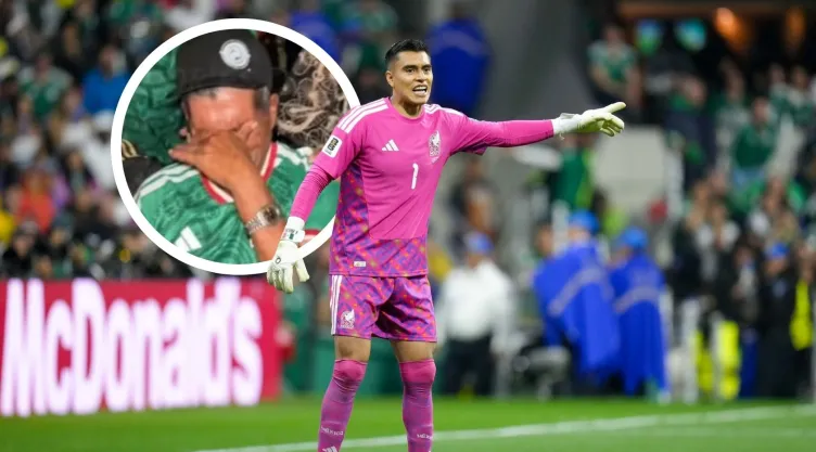 La reacción del abuelito de Raúl Rangel a su partido ante Ecuador