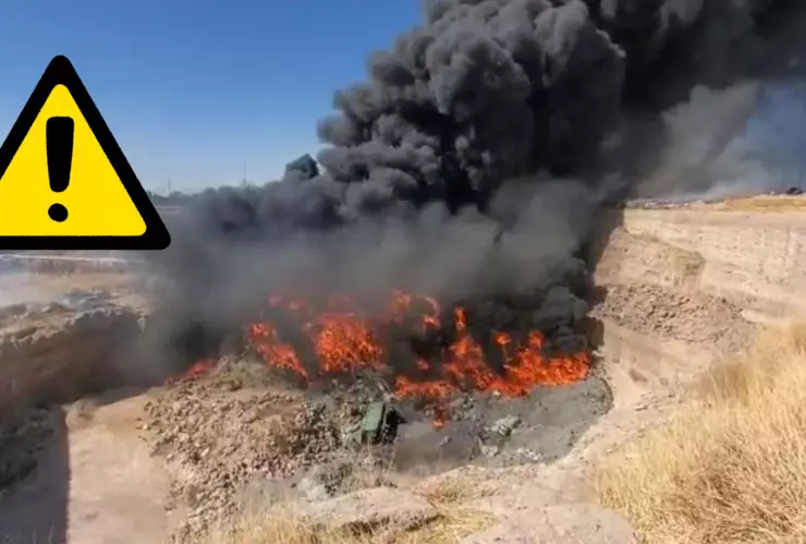 ¿Cuál es el motivo de la enorme columna de humo al sur de Aguascalientes?