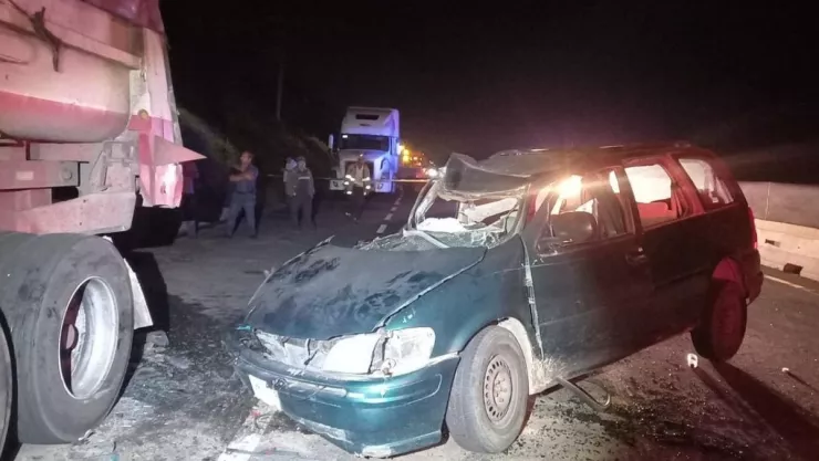 Joven embarazada muere en choque vehicular