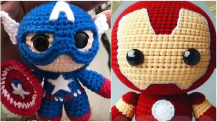 manualidades de avengers amigurumis muñecos de crochet