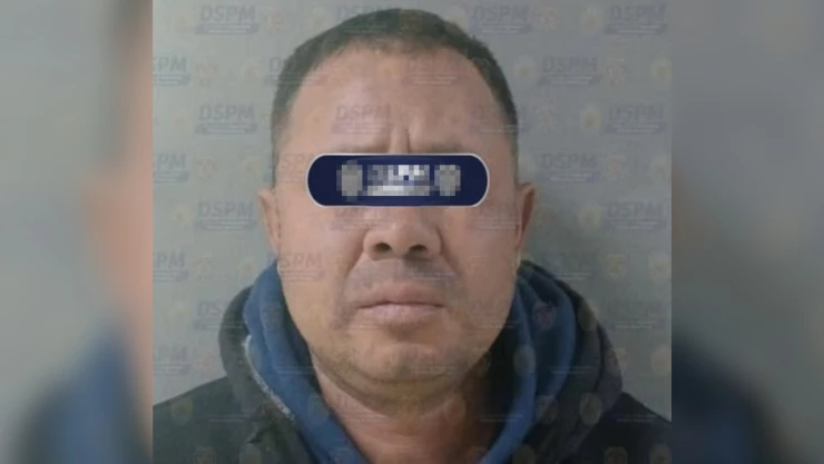 detención de un hombre en la colonia U. P