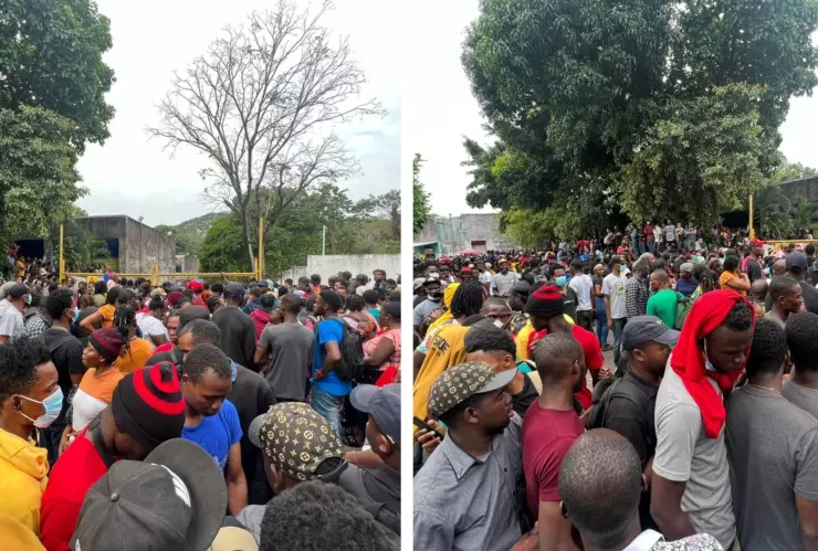 Migrantes Tapachula Comar ayuda