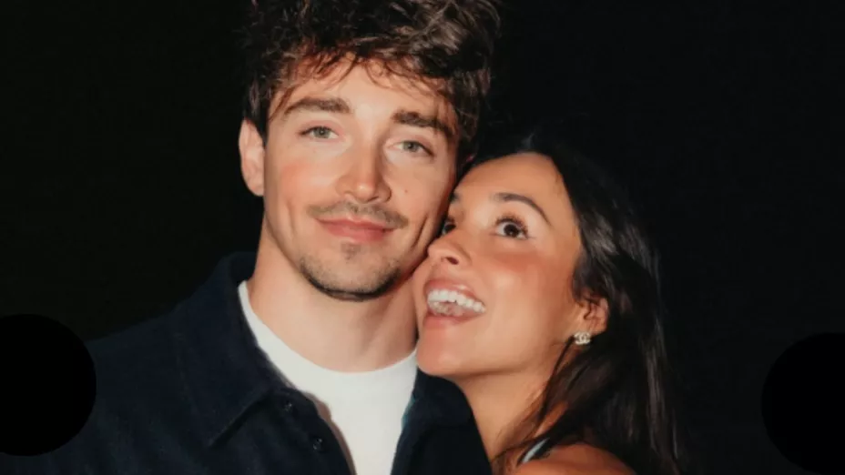 Charles Leclerc celebra compromiso con Alexandra Saint Mleux en redes sociales