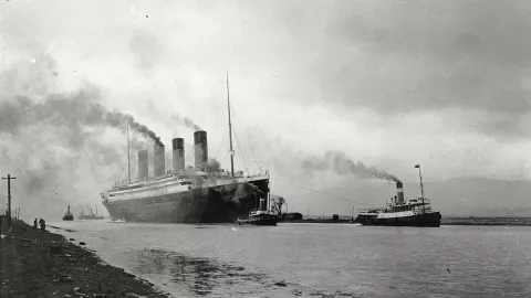 Así lucía el RMS Titanic en su botadura y pruebas de mar en 1912 FOTOS 4.jpg