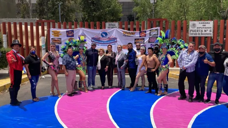 protesta circos artistas diputados trámites