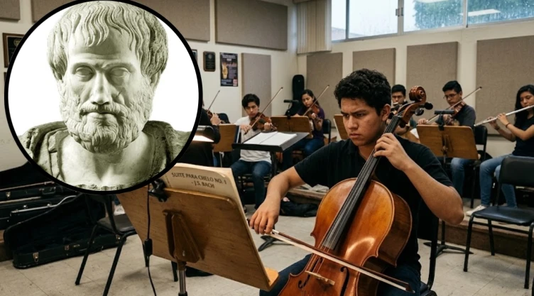 Aristóteles, filósofo griego: “La música tiene el poder de formar el carácter”